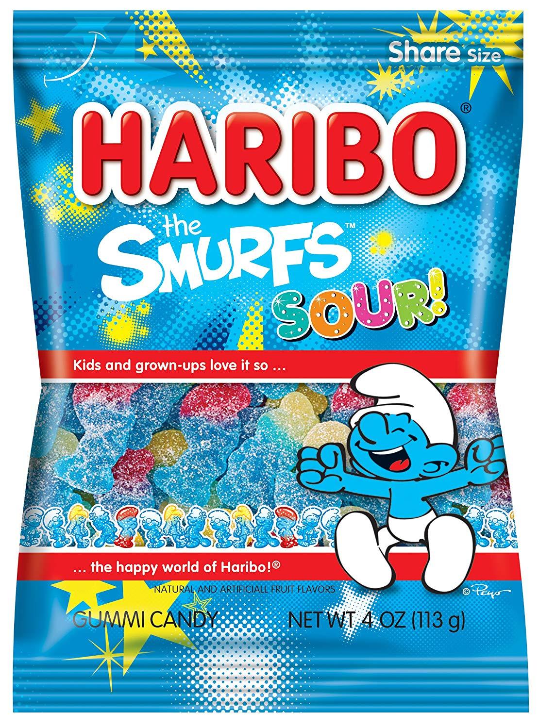 Haribo Sour Smurfs 113g