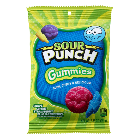 Sour Punch Gummies Bag 191g