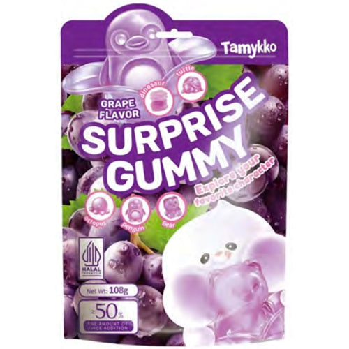 Surprise Gummy Grape 108g