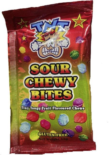 TNT Sour Chewy Bites 15g
