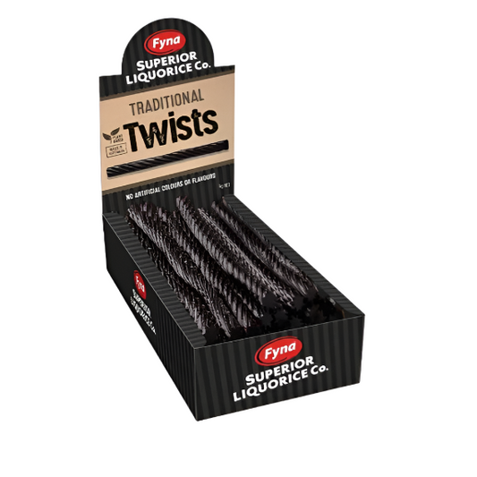 Fyna Superior Liquorice Black Twists 1kg