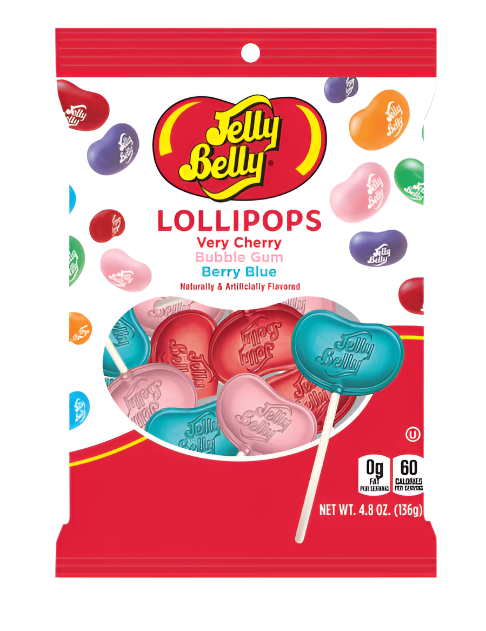 Jelly Belly Lollipops Assorted 136g
