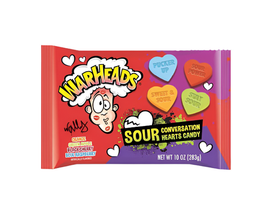 Warheads Conversation Hearts Candy 283g