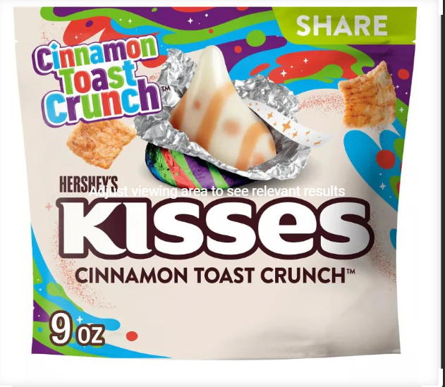 US Hershey's Kisses Cinnamon Toast Crunch 255g