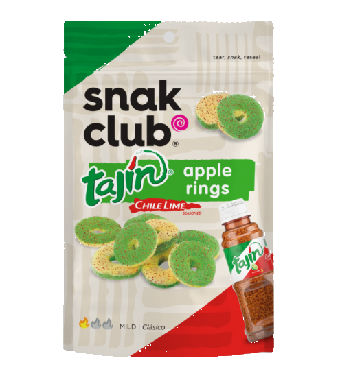 US Snak Club Tajin Apple Rings 64g – Tom's Confectionery Warehouse