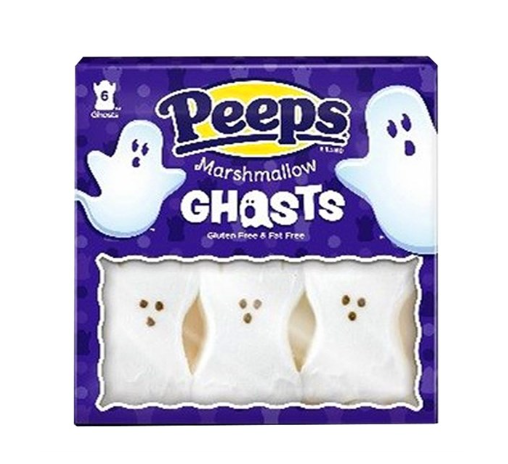 US Peeps Marshmallow Ghosts 6pc 85g