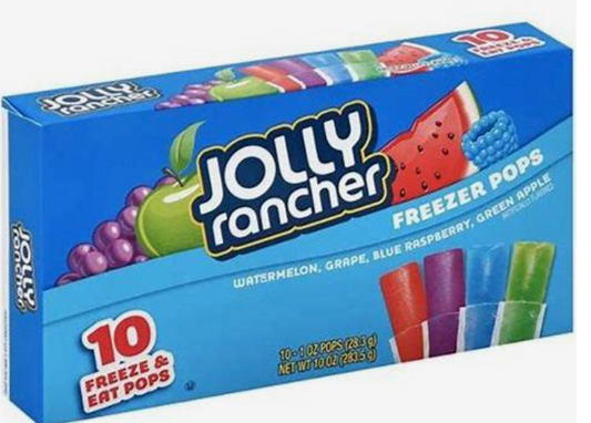 Jolly Rancher Freezer Pop 284g - Tom's Confectionery Warehouse