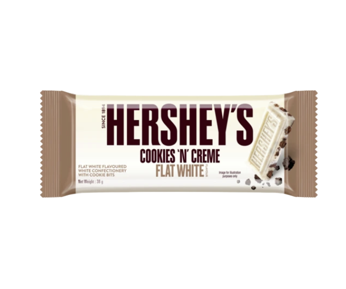 Hershey's Cookies N Cream Flat White 38g