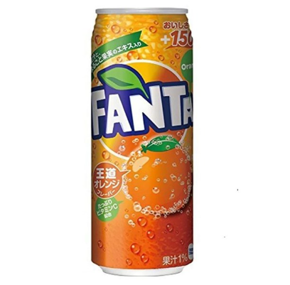 Japan Fanta Orange Can 500ml