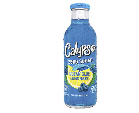 US Calypso Ocean Blue Zero Sugar 473ml