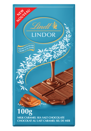 Lindt Lindor Milk Salted Caramel 100g