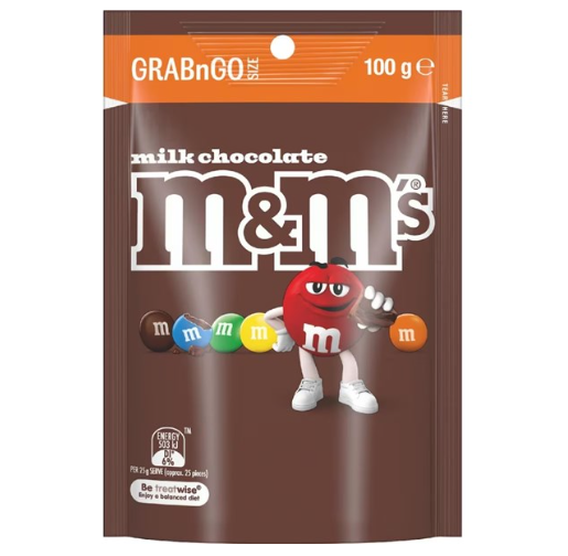 M&M's Milk GRABnGo 100G