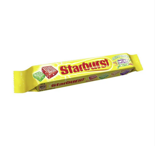 UK Wrigley Starburst Original Fruit Chews 45g