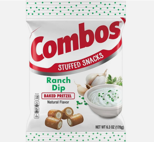 US Combos Ranch Dip Pretzel 178g