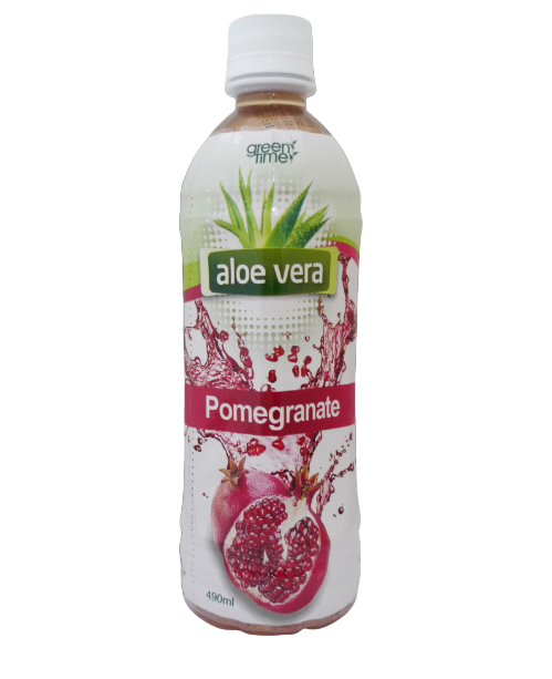 Green Time Aloe Vera Drink Pomegranate 90ml - Tom's Confectionery Warehouse