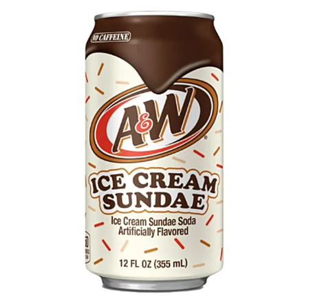 US A&W Ice Cream Sundae Can 355ml