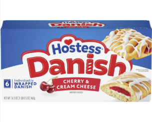 US Hostess Danish Cherry & Cream Cheese 468g