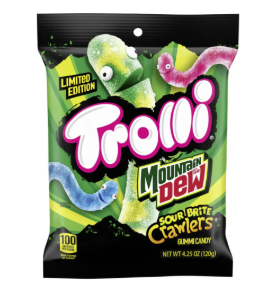 Trolli Mountain Dew Sour Brite Crawlers – Limited Edition