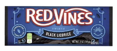 US RedVines Black Licorice 142g