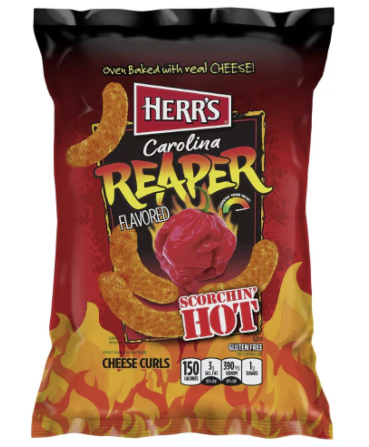 Herr's Carolina Reaper Curls 28g