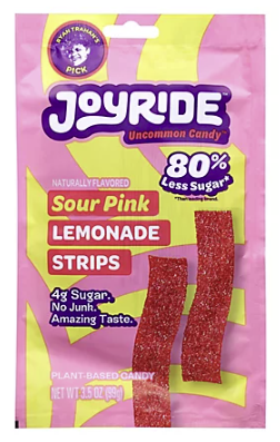 Joyride Sour Pink Lemonade Strips Bag 99g