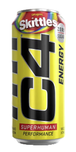 C4 Energy Drink Skittles Sport Fitness 473ml