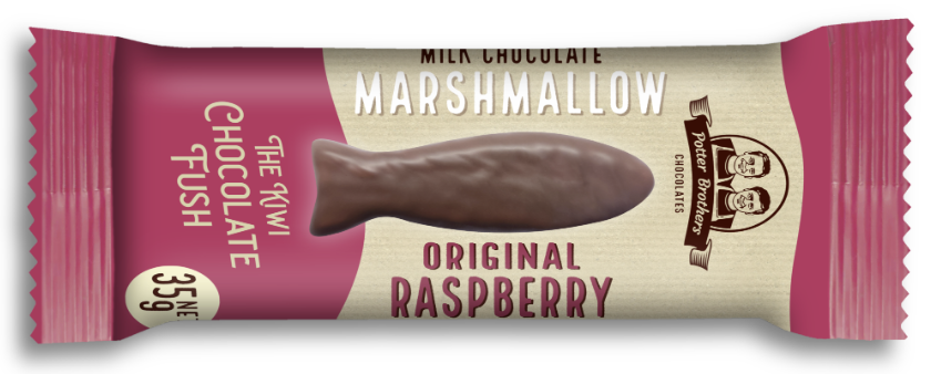 Potter Brothers Milk Chocolate Marshmallow Raspberry 35g