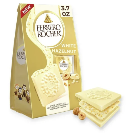 Ferrero Rocher Square White Hazelnut 105g