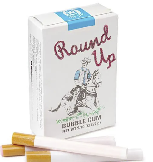 Round up Candy (world king size candy cigarettes) - Tom's Confectionery Warehouse