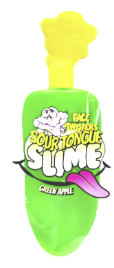 Face Twisters Sour Tongue Slime Liquid Gel Candy 40g - Tom's Confectionery Warehouse