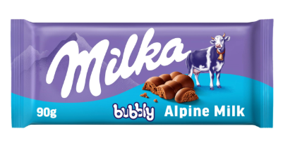 Milka Bubbly Alpine Milk 90g