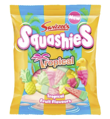 UK Swizzels Squashies Tropical 100g