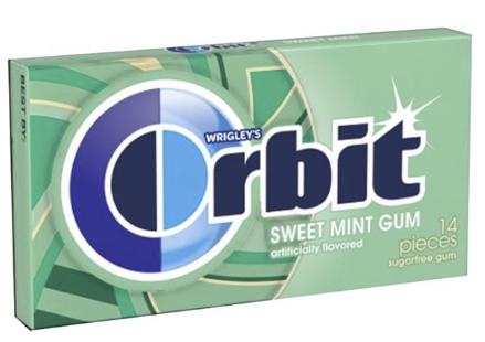 US Wrigley's Orbit Sweet Mint Gum 14pcs