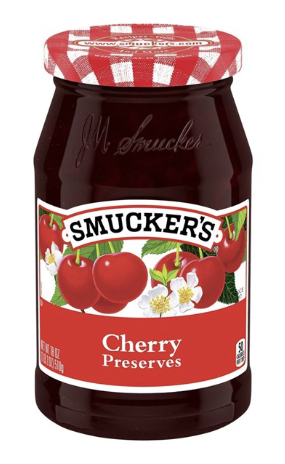 US Smuckers Cherry Preserve 510g
