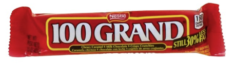 US 100 Grand Chocolate King Size 64g - Tom's Confectionery Warehouse
