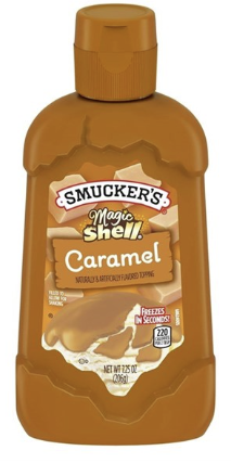 US Smucker's  Magic Shell Caramel 206g - Tom's Confectionery Warehouse