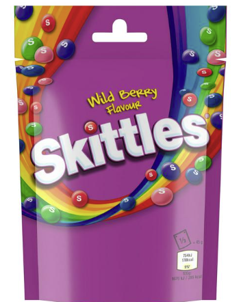 UK Skittles Pouch Wild Berry 136g