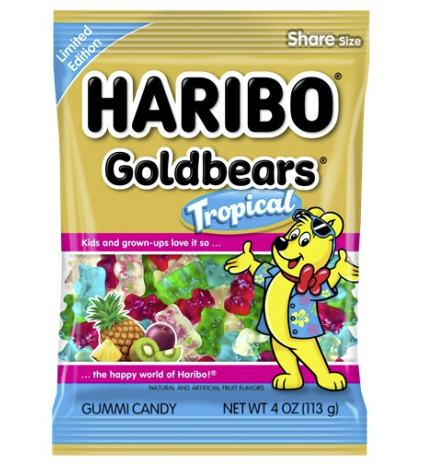 Haribo Goldbears Tropical Bag 113g