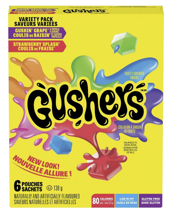 Fruit Gushers Grape 138g