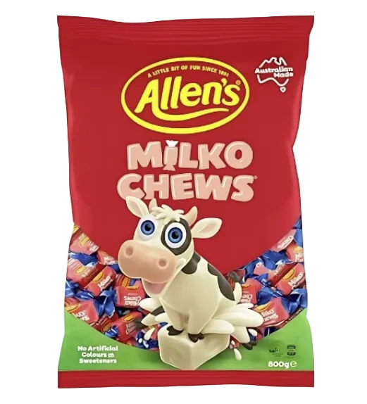Allen's Milko Chews 800g - Tom's Confectionery Warehouse