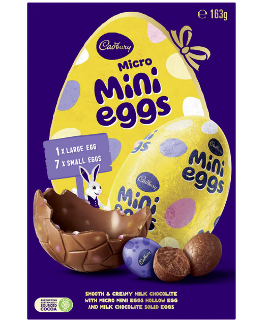 Cadbury Easter Mini Eggs Gift Box 163g - Tom's Confectionery Warehouse