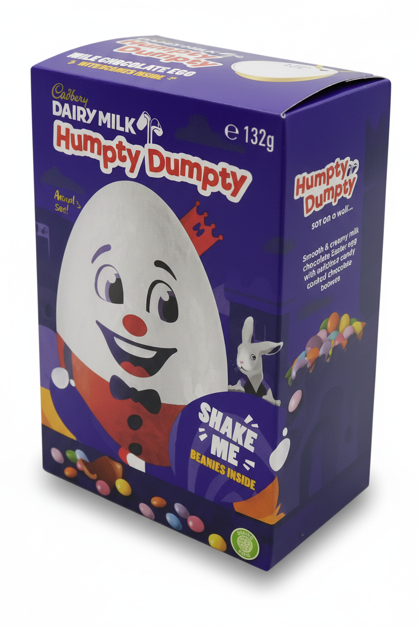 Cadbury Easter Humpty Egg Gift Box 132g - Tom's Confectionery Warehouse