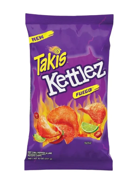 Takis Kettlez Fuego 227g - Tom's Confectionery Warehouse