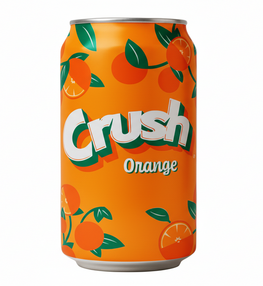 US Crush Orange 355ml - Tom's Confectionery Warehouse