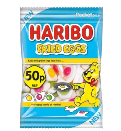 Haribo Fried Eggs 60g - Tom's Confectionery Warehouse