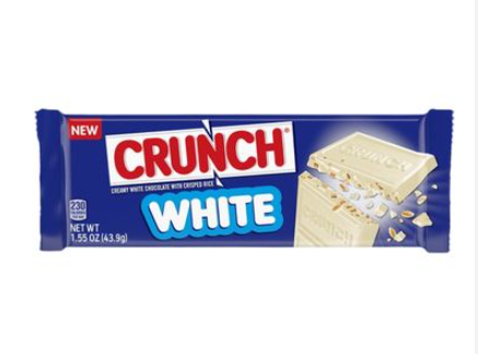 Crunch White Chocolate Bar With Crisped Rice 43.9g - Tom's Confectionery Warehouse