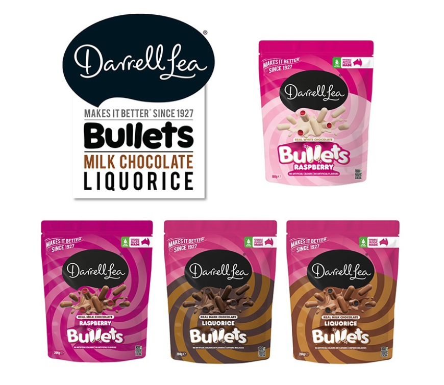 Darrell Lea Bullets Showbag