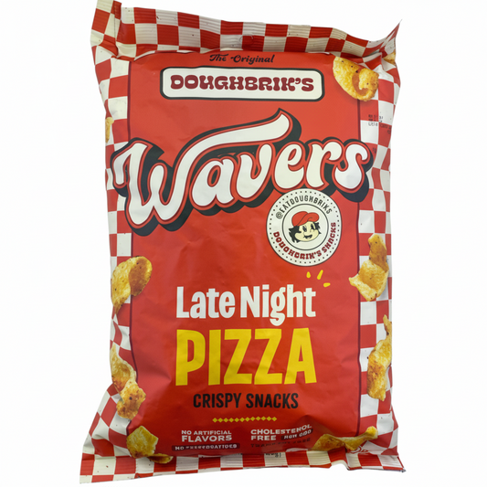 US Doughbrik's Wavers Pizza Crispy Snacks 126g