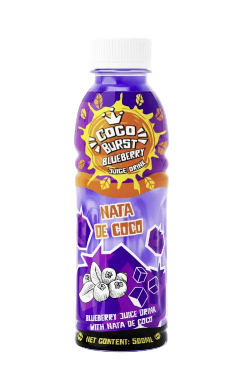 Coco Burst Nata De Coco Blueberry 500ml
