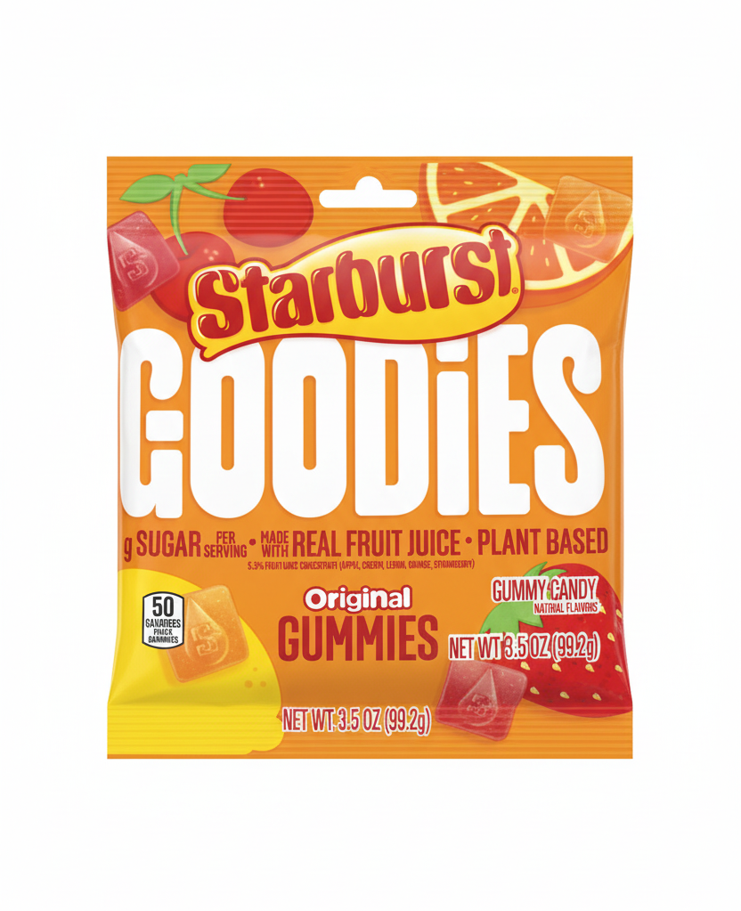 Starburst Goodies Gummies Original 51g